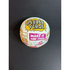 New Sealed Mini Verse Make It Food Cafe Series 2 Blind Random Toy Capsule Ball